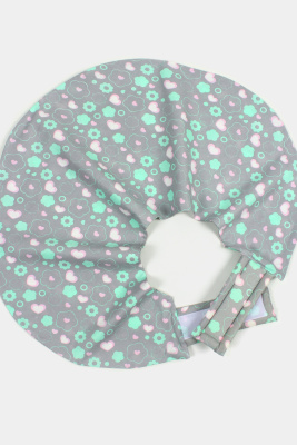 Чехол на подушку для кормления на липучке арт. ЧХ-ПД-К/цветочки